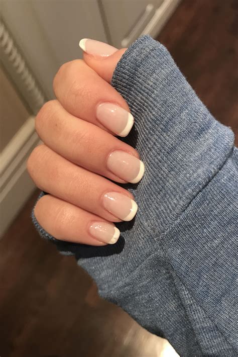 short french tip nails